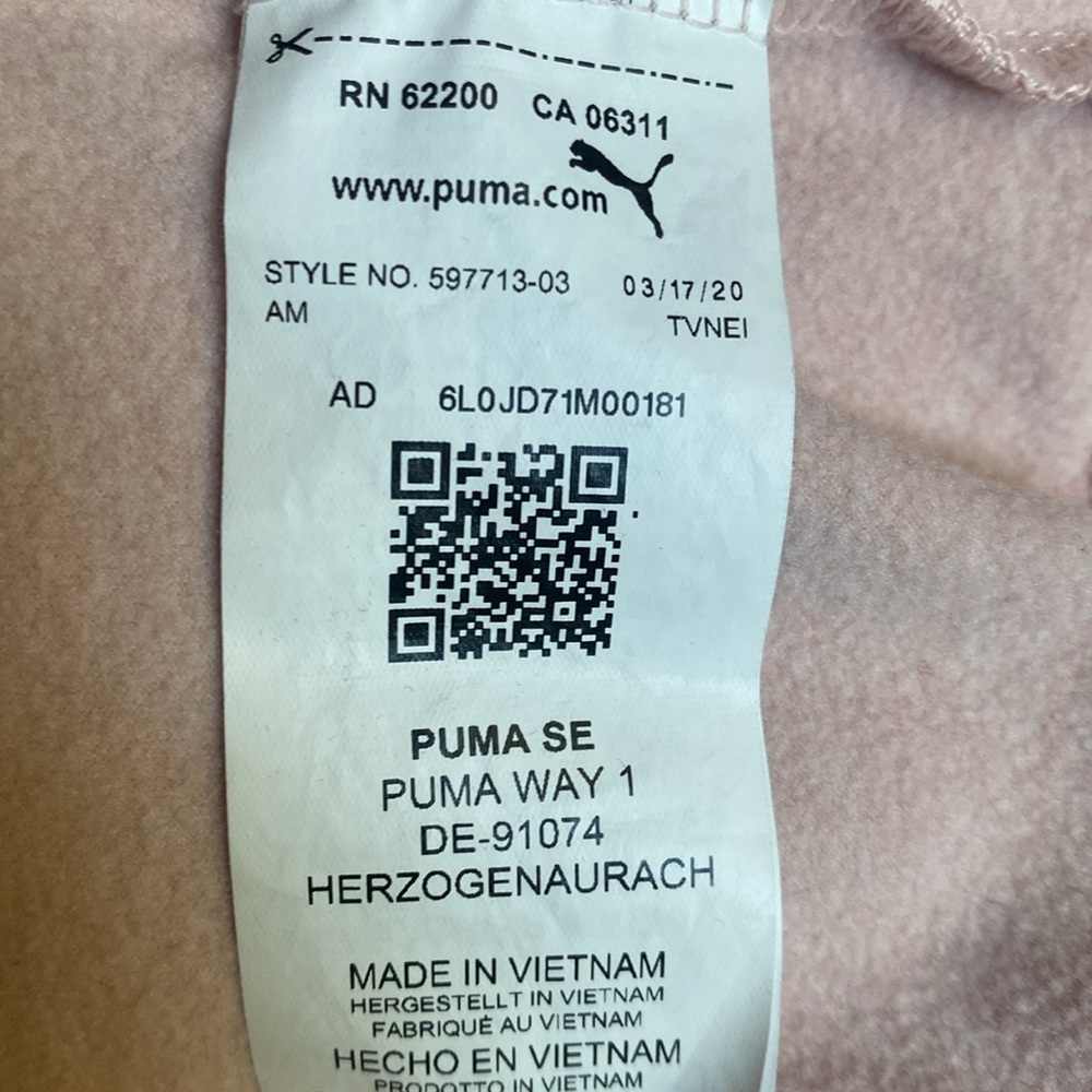 Puma Pink Sweatshirt XXL - Picture 8 of 8